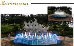 昆明陽(yáng)宗海春城海岸多處音樂噴泉、跑泉、瀑布、冷霧項(xiàng)目